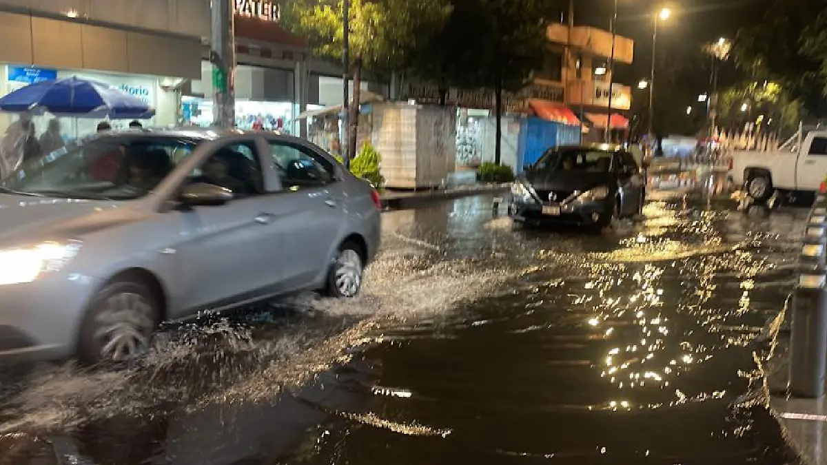 La Alcaldía Azcapotzalco fue una de las más afectadas tras las lluvias de este 7 de junio _ Foto_